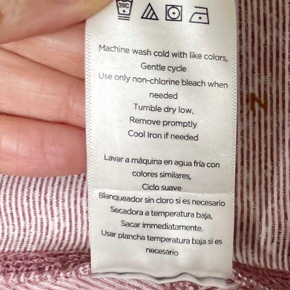 Danskin Women's Active Leggings S High Waist Space Dye Purple Ankle Athletic - Picture 8 of 8